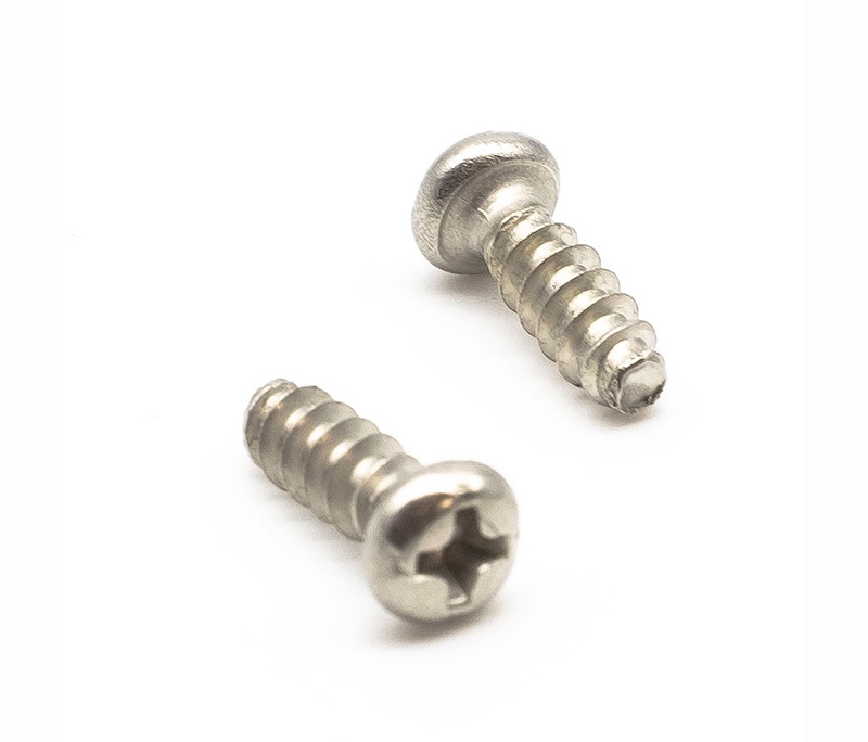 Flat nail self tapping screw