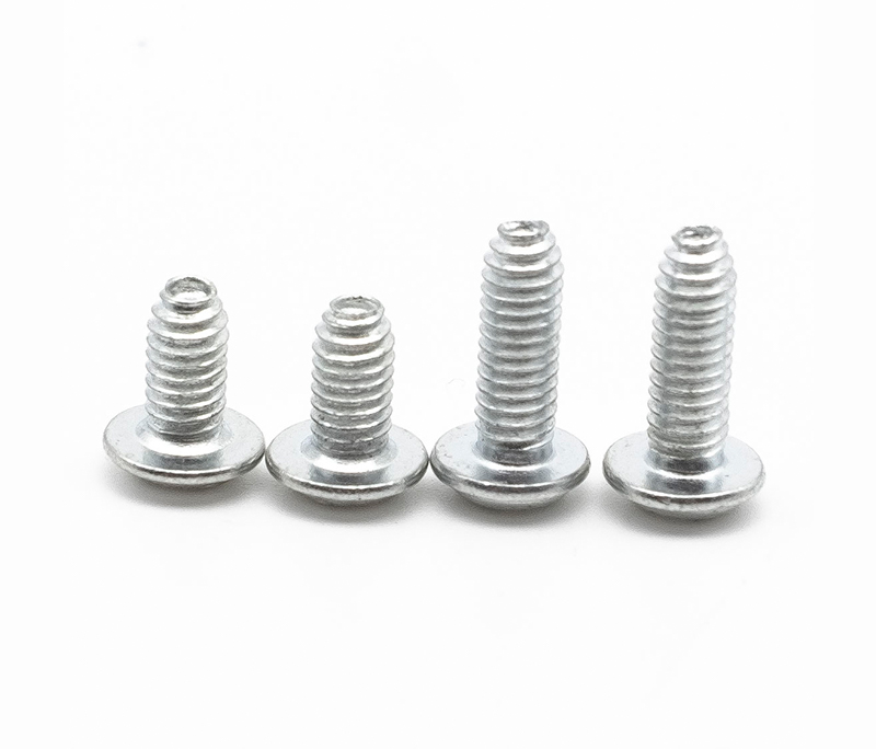 Cross pan head flat tail self tapping screw pan head with adapter